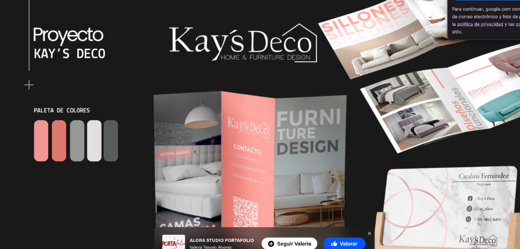 Identidad visual y catálogo editorial para Kays Deco